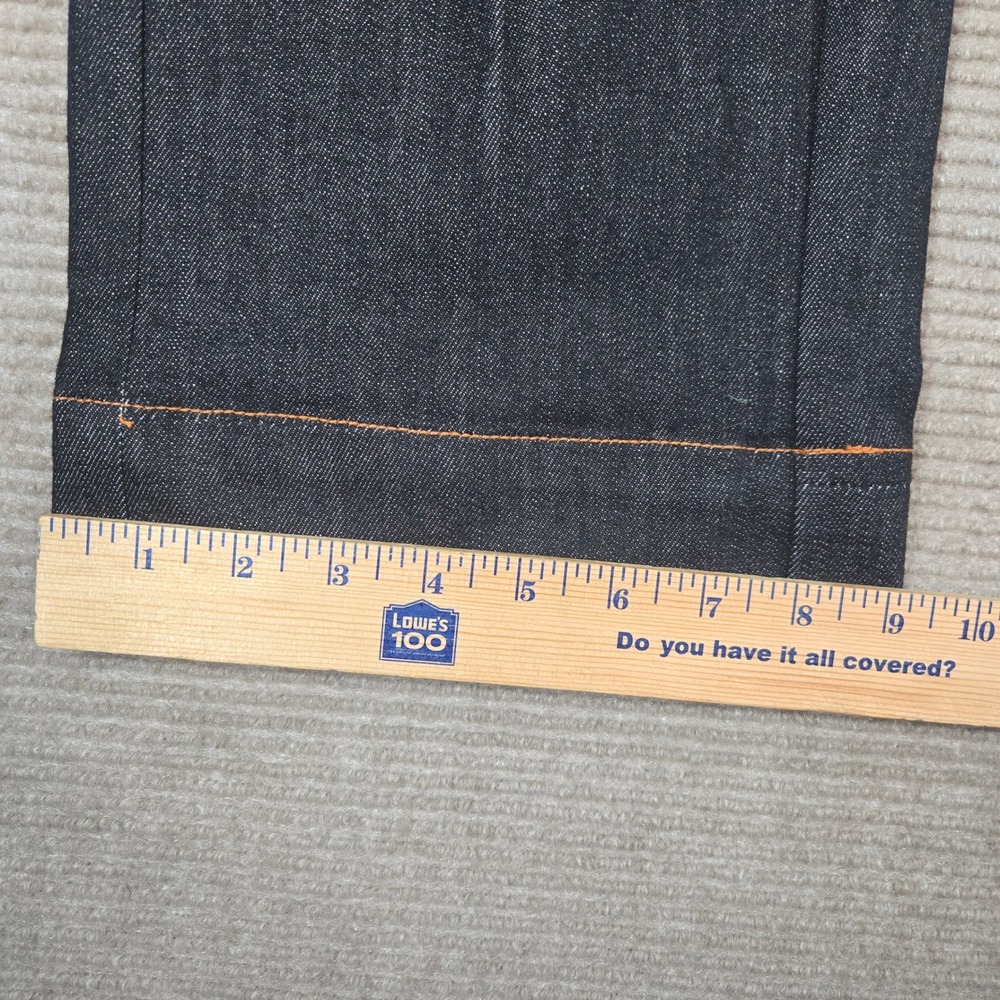 Chico's Women 16R Indigo Blue High Rise Wide Leg Denim Jeans - Picture 4 of 11